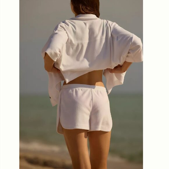 Brand New By Anthropologie Terry Shorts - Picture 5 of 6